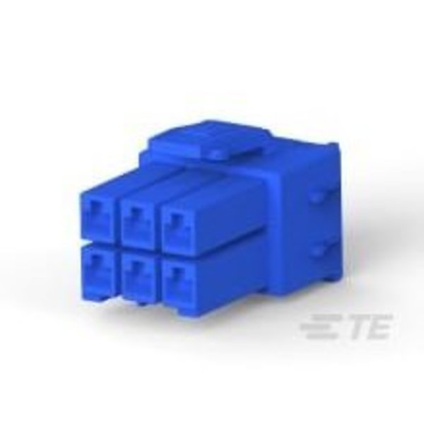 Te Connectivity POWER DBL LOCK PLUG HSG 6P 177901-6